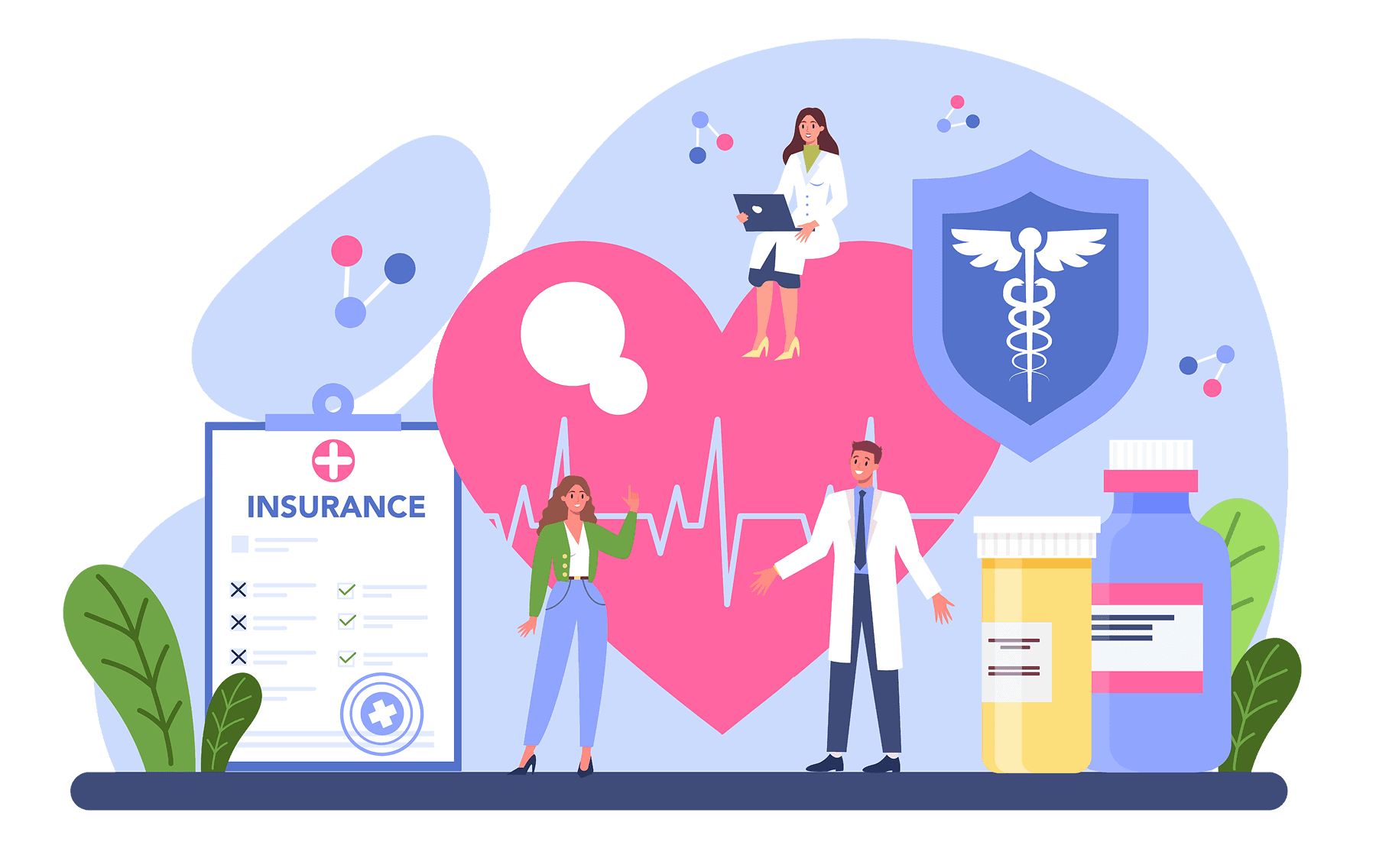 Vision - Health insurance illustration
